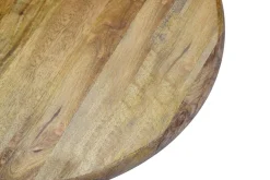 Massiver Drehteller SERVANT 50cm natur Mangoholz drehbare Servierplatte rund