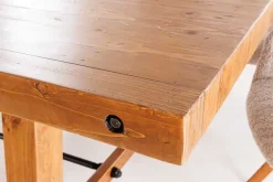 Massiver Esstisch FINCA 400cm vintage braun recyceltes Pinienholz