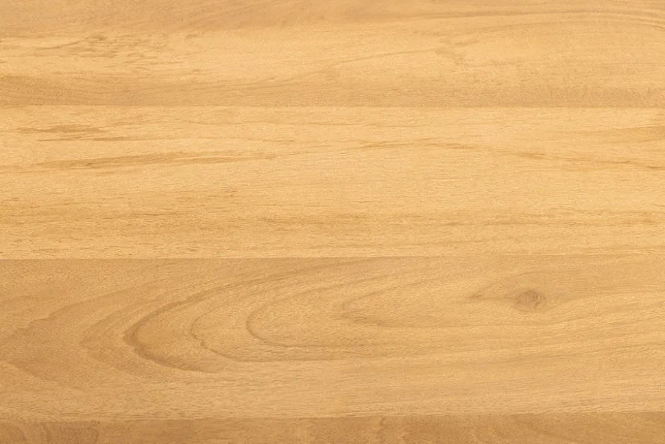 Massiver Esstisch MAKASSAR 160cm natur Mangoholz cream finish lackiert rechteckig