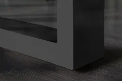 Massiver Esstisch MAMMUT 300cm braun honey finish Akazie schwarz Baumkante
