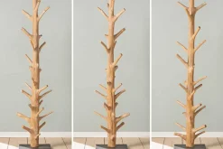 Massiver Garderobenständer TREE NATURE 170cm natur Holz Kleiderständer