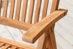 Massiver Gartenstuhl EMPIRE TEAK Teakholz klappbar
