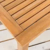 Massiver Gartentisch BALI 100cm Akazienholz wetterfest Outdoor-Loungetisch