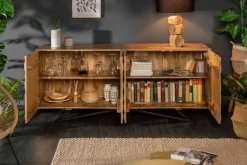 Massives Sideboard ORGANIC LIVING 175cm Mangoholz organisches Design