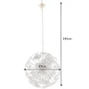Moderne Design Hängeleuchte INFINITY HOME 65cm Glas gold Pendelleuchte