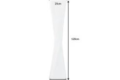 Moderne Design Stehlampe PARIS X 120cm weiß Stehleuchte