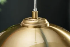 Moderne Hängeleuchte GOLDEN BALL 30cm gold Hängelampe höhenverstellbar