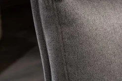 Moderner Freischwinger Stuhl COMFORT grau mit Komfortgriff