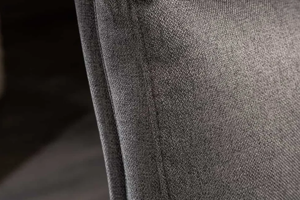 Moderner Freischwinger Stuhl COMFORT grau mit Komfortgriff