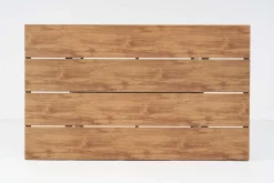 Moderner Gartentisch DESIGNO 150cm natur greige Aluminium wetterfest X-Gestell