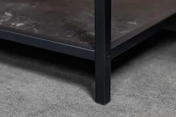 Modernes Bücherregal SLIM LINE 185x135cm graphit Metallgestell