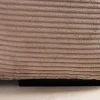 Modernes Ecksofa ZERO GRAVITY 240cm greige Cord 3-Sitzer Couch L-Form