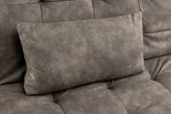 Modernes Schlafsofa JAZZ 190cm antik taupe Microfaser 3-Sitzer Couch