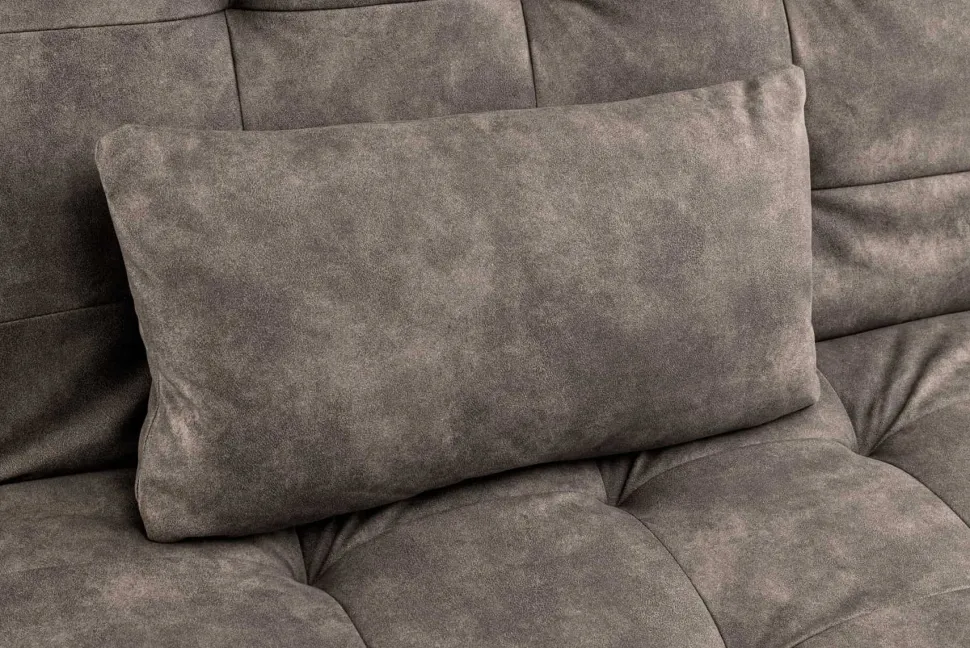 Modernes Schlafsofa JAZZ 190cm antik taupe Microfaser 3-Sitzer Couch