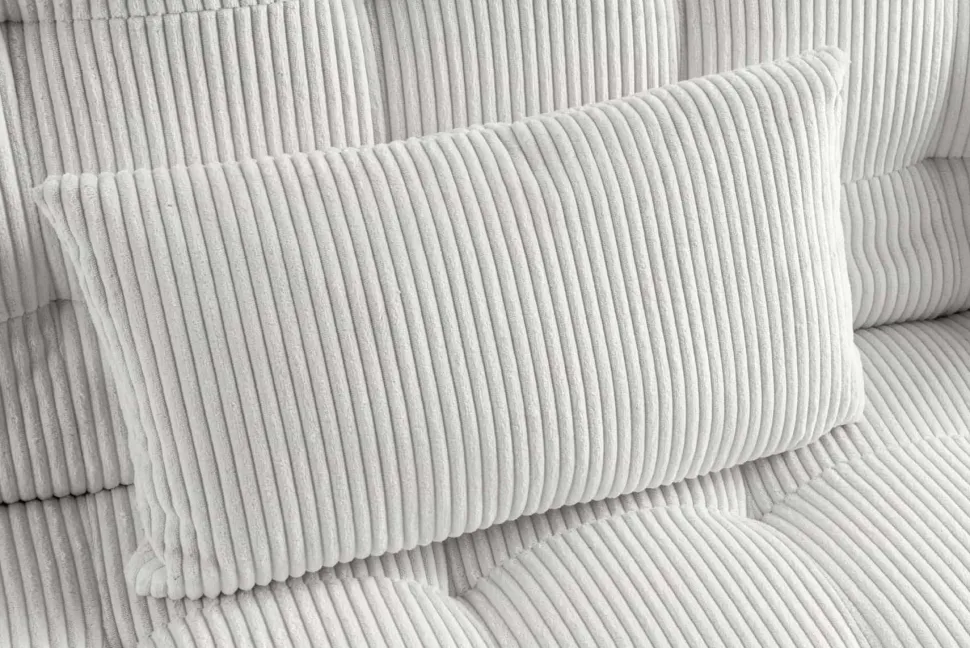 Modernes Schlafsofa JAZZ 190cm beige Cord 3-Sitzer Couch