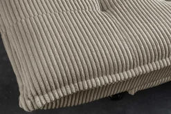 Modernes Schlafsofa JAZZ 190cm greige Cord 3-Sitzer Couch