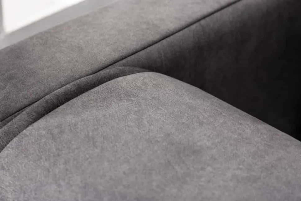 Modernes XXL Ecksofa CLAN 320cm anthrazit Samt Bigsofa inkl. Kissen