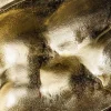 Moderne Wanddekoration VARIATION 105cm gold Metall handmade