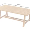 Outdoor Garten-Esstisch BALI 210cm natur Akazienholz wetterfest