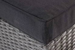 Outdoor Gartenlounge Set XXL MODULAR grau Polyrattan Sitzgruppe wetterfest inkl. Kissen