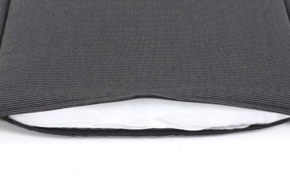 Outdoor Kissen ROG 40x42cm anthrazit Sitzkissen Polster-Auflage für Gartenstuhl