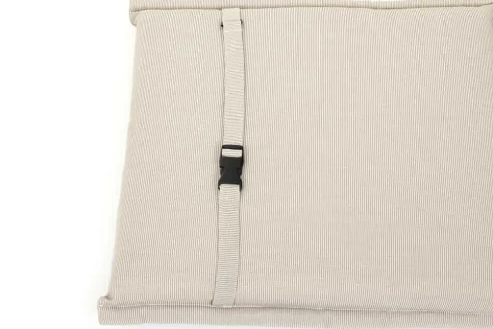 Outdoor Kissen ROG 46x97cm beige Sitzkissen Polster-Auflage für Niedriglehner