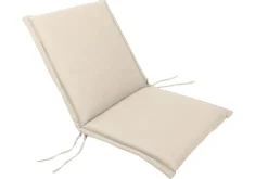 Outdoor Kissen ROG 46x97cm beige Sitzkissen Polster-Auflage für Niedriglehner
