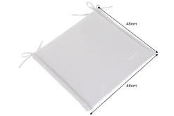 Outdoor Kissen ROG 46x48cm taupe Sitzkissen Polster-Auflage für Gartenstuhl