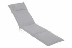 Outdoor Kissen ROG 45x186cm taupe Sitzkissen Polster-Auflage für Deckchair