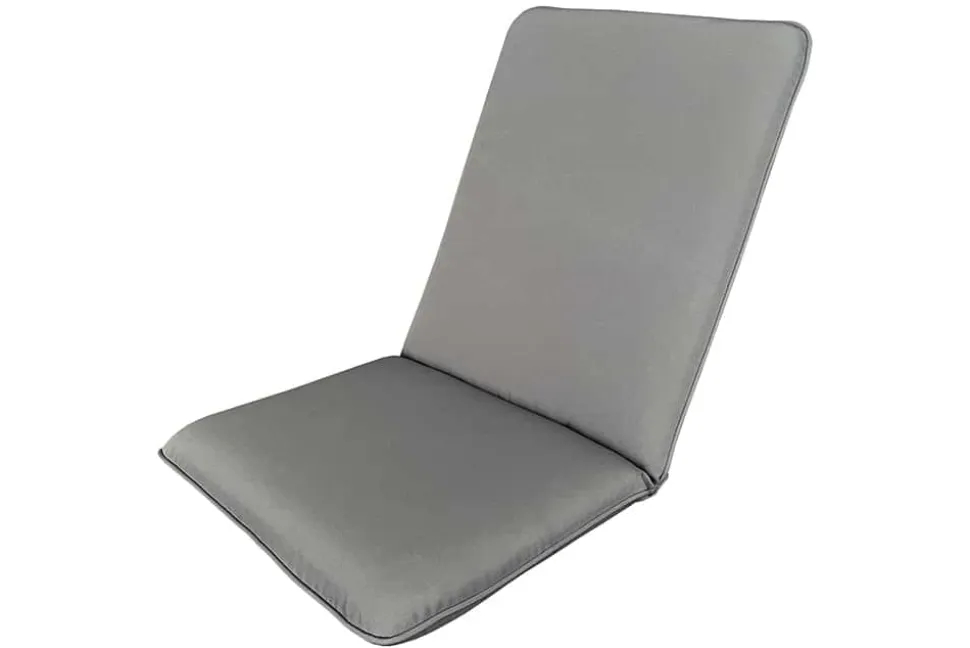 Outdoor Sitzkissen COMFORT LINE 50x100cm anthrazit für Niedriglehner-Stuhl Polsterauflage