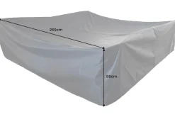 Quadratische Schutzhaube PRESTIGE PROTECT 260cm anthrazit Abdeckung Lounge-Set