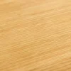 Retro Couchtisch DESIGNO 90cm Eiche Holz-Design schwarz Metallgestell