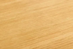 Retro Couchtisch DESIGNO 90cm Eiche Holz-Design schwarz Metallgestell
