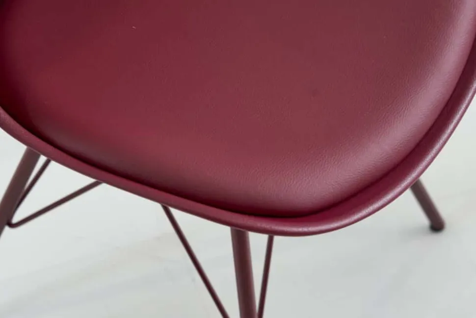 Retro Stuhl SCANDINAVIA MEISTERSTÜCK rot