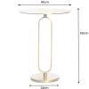 Runder Beistelltisch ELEGANCE 60cm gold Metall Aluminium handmade