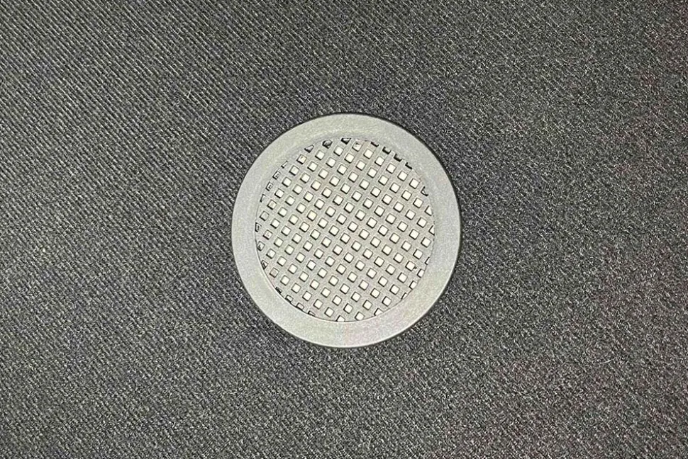 Runder Polsterhocker VOGUE 40cm senfgelb Samt mit Stauraum