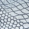 Rundes 2er Set Couchtisch ELEMENTS 60cm silber antik Krokodil-Design handmade