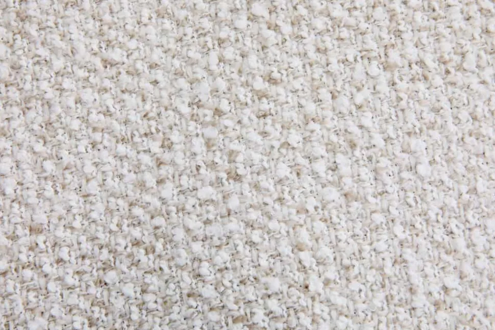 3-Sitzer Sofa SIXTH SENSE 210cm beige Bouclé-Strickstoff mit Nosagfederung und Daunenfedern