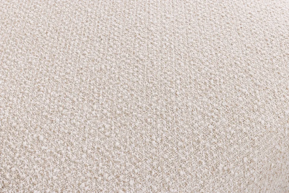4-Sitzer Sofa SIXTH SENSE 245cm beige Bouclé-Strickstoff mit Nosagfederung und Daunenfedern