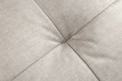 Sofa mit Schlaffunktion SMART 140cm champagner beige hochwertiger Vogue Seiden Samtstoff