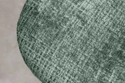 Stilvolles 2er-Set Stühle GLAMM grün Chenille Cremona schwarze Metallbeine