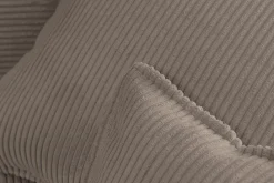 XXL Wohnlandschaft LODGE 315cm greige Cord Sofa mit Schlaffunktion und Stauraum